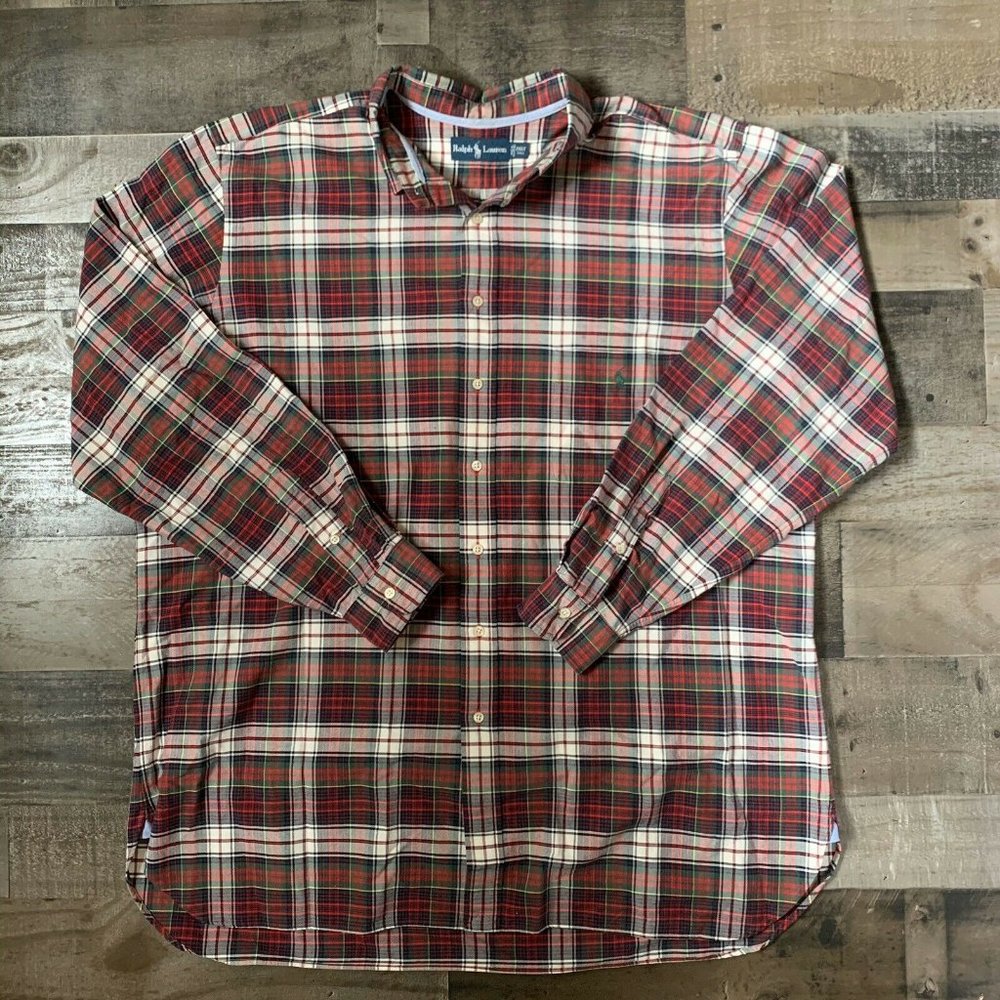 Polo Ralph Lauren Shirt Mens 2XLT Longsleeve